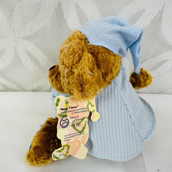 5 for $25| Nap Time Rattle Plush 6" Teddy Bear Now I Lay Me Down To Sleep - Picture 3 of 6